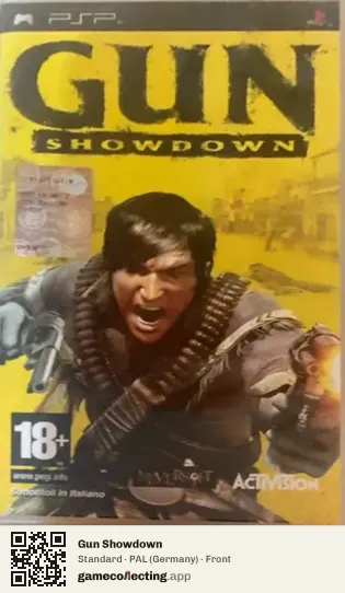 Gun Showdown PlayStation Portable, Germany box front