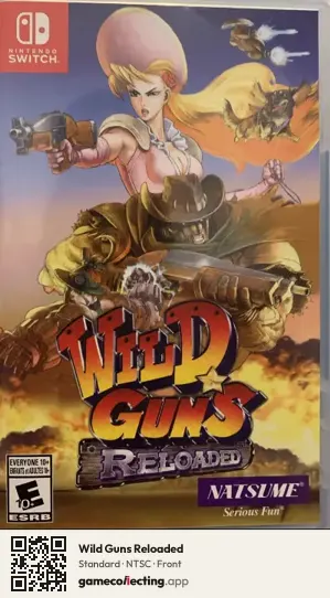 Wild Guns Reloaded Nintendo Switch, NTSC box front