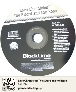 Love Chronicles: The Sword and the Rose Computer, PAL disc