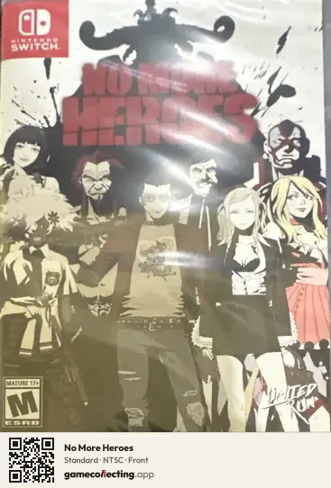 No More Heroes Nintendo Switch, NTSC box front