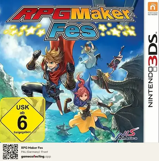 RPG Maker Fes Nintendo 3DS, Germany box front