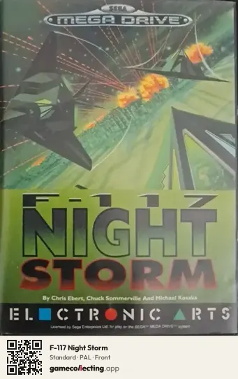 F-117 Night Storm Sega Mega Drive / Genesis, PAL box front