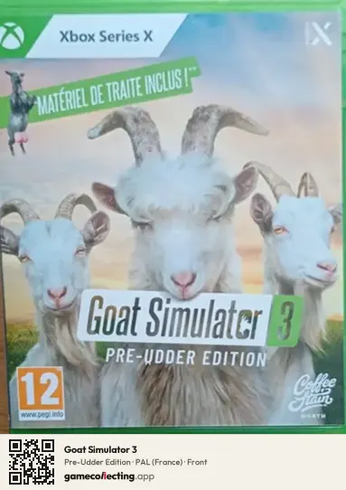 Goat Simulator 3 Xbox Series X, France box front