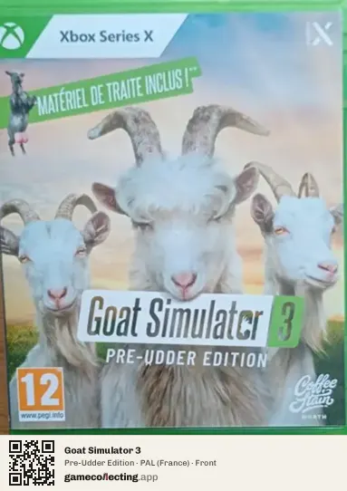 Goat Simulator 3 Xbox Series X, France box front