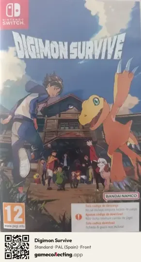 Digimon Survive Nintendo Switch, Spain box front
