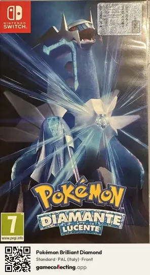 Pokémon Brilliant Diamond Nintendo Switch, Italy box front