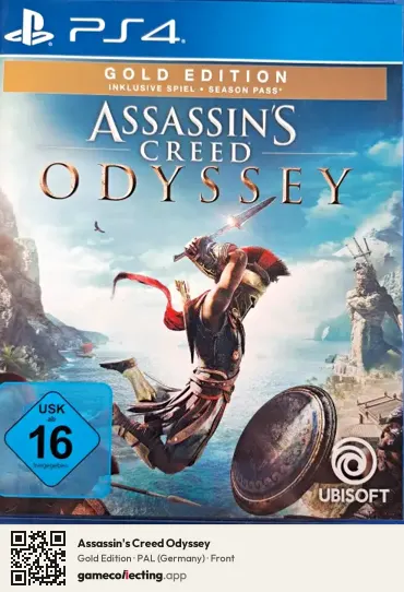 Assassin's Creed Odyssey PlayStation 4, Germany box front