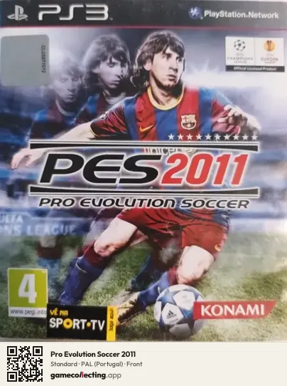 Pro Evolution Soccer 2011 PlayStation 3, Portugal box front