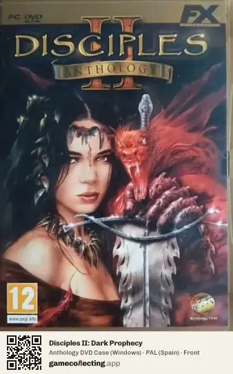 Disciples II: Dark Prophecy Computer, Spain box front