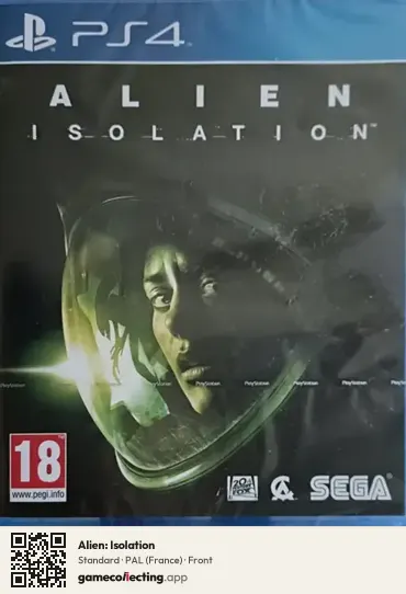 Alien: Isolation PlayStation 4, France box front