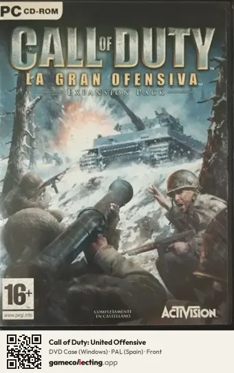 Call of Duty: United Offensive Computer, Spain box front