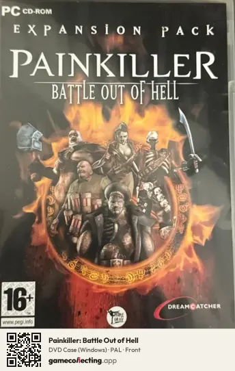 Painkiller: Battle Out of Hell Computer, PAL box front