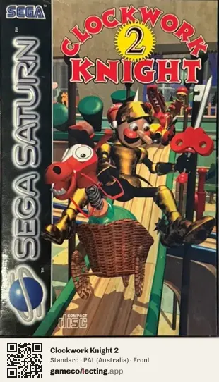 Clockwork Knight 2 Sega Saturn, Australia box front