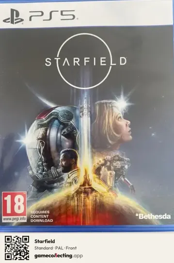 Starfield PlayStation 5, PAL box front