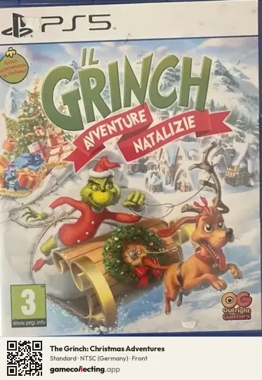 The Grinch: Christmas Adventures PlayStation 5, Germany box front