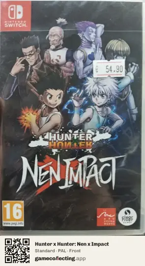 Hunter x Hunter: Nen x Impact Nintendo Switch, PAL box front
