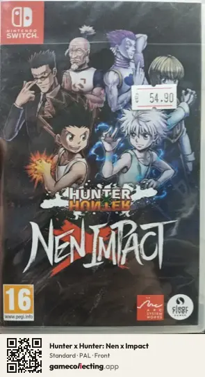 Hunter x Hunter: Nen x Impact Nintendo Switch, PAL box front