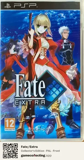Fate/Extra PlayStation Portable, PAL box front