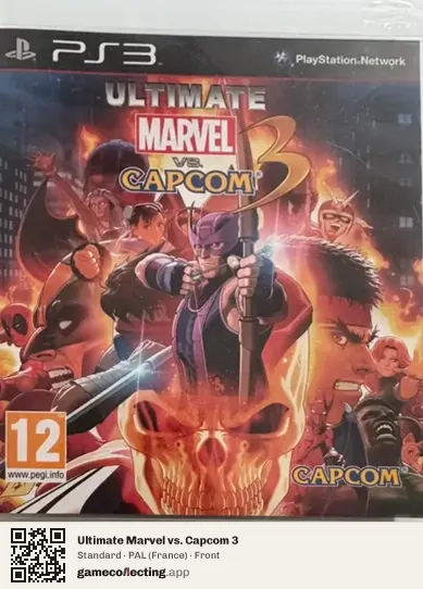Ultimate Marvel vs. Capcom 3 PlayStation 3, France box front