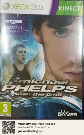 Michael Phelps: Push the Limit Xbox 360, France box front