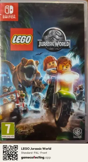 LEGO Jurassic World Nintendo Switch, PAL box front
