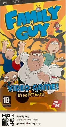 Family Guy PlayStation Portable, PAL box front