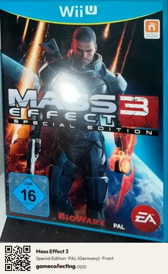 Mass Effect 3 Nintendo Wii U, Germany box front