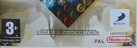 Puzzle Quest: Challenge of the Warlords, the PEGI square on its front