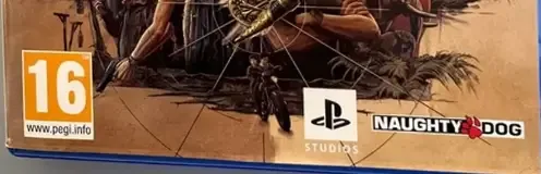 Uncharted: Legacy of Thieves Collection, the PEGI square on its front