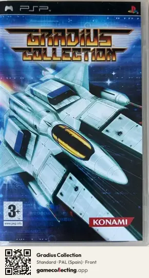 Gradius Collection PlayStation Portable, Spain box front
