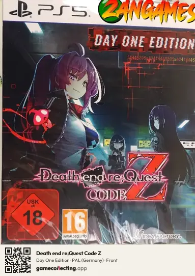 Death end re;Quest Code Z PlayStation 5, Germany box front