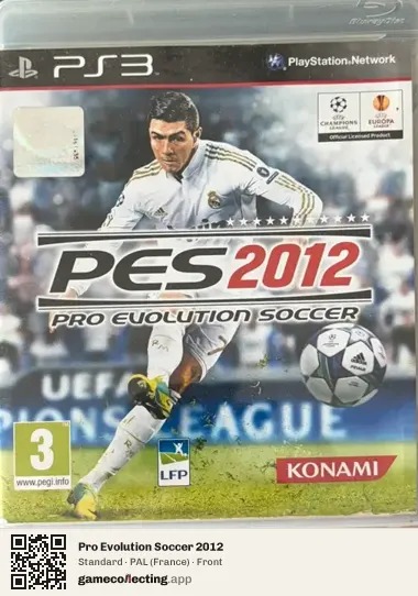 Pro Evolution Soccer 2012 PlayStation 3, France box front