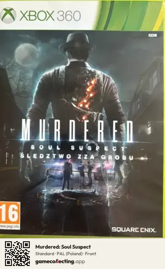Murdered: Soul Suspect Xbox 360, Poland box front