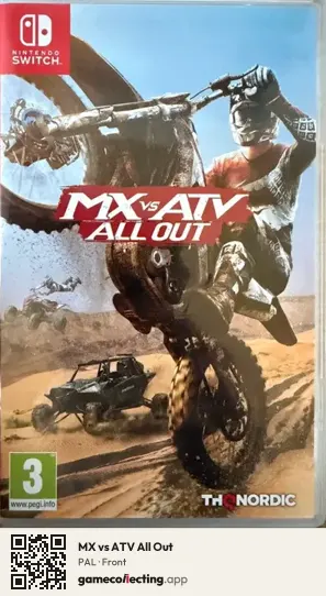 MX vs ATV All Out Nintendo Switch, PAL box front
