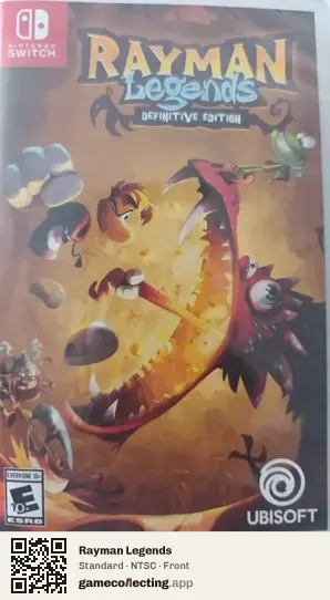 Rayman Legends Nintendo Switch, NTSC box front