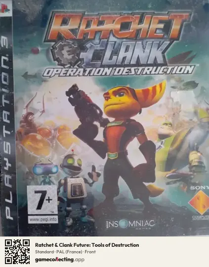 Ratchet & Clank Future: Tools of Destruction PlayStation 3, France box front