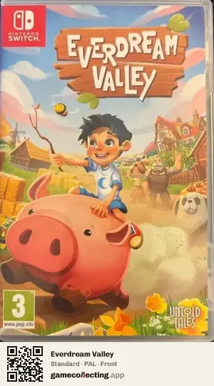 Everdream Valley Nintendo Switch, PAL box front