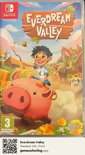 Everdream Valley Nintendo Switch, PAL box front