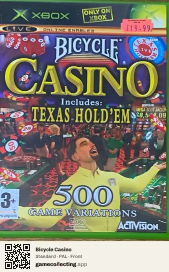 Bicycle Casino Xbox, PAL box front