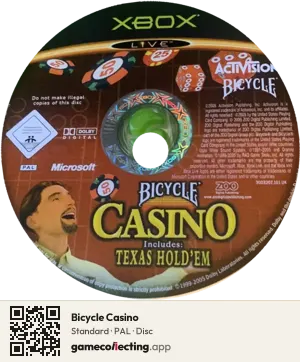 Bicycle Casino Xbox, PAL disc