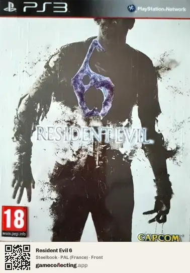 Resident Evil 6 PlayStation 3, France box front
