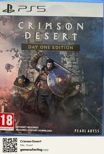 Crimson Desert PlayStation 5, PAL box front