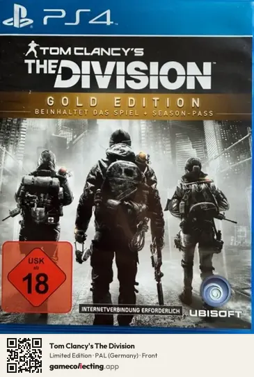 Tom Clancy's The Division PlayStation 4, Germany box front