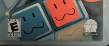Ultimate Block Party, the ESRB box on its front