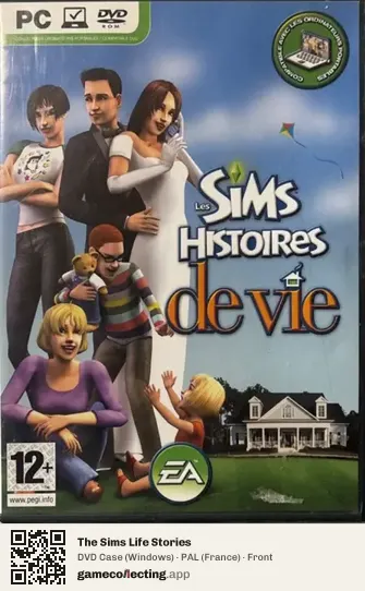 The Sims Life Stories Computer, France box front