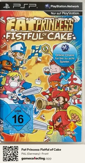 Fat Princess: Fistful of Cake PlayStation Portable, Germany box front