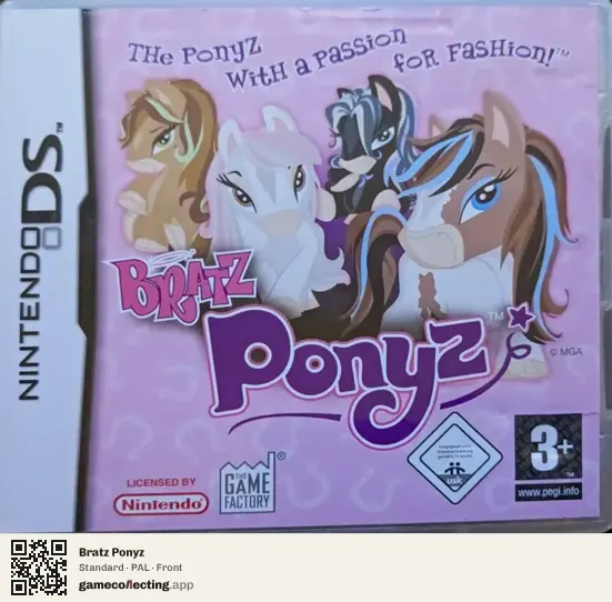 Bratz Ponyz Nintendo DS, PAL box front