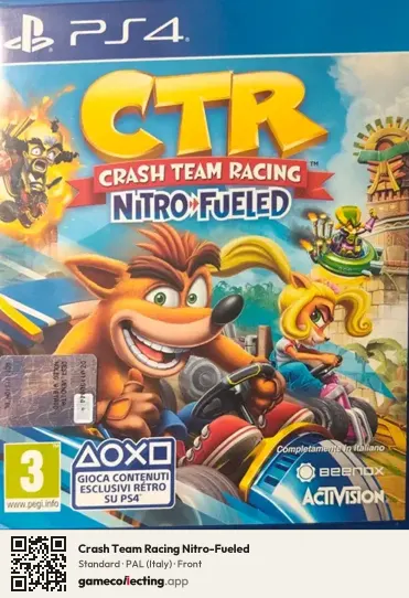 Crash Team Racing Nitro-Fueled PlayStation 4, Italy box front