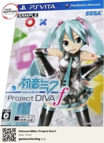 Hatsune Miku: Project Diva f PlayStation Vita, Asia box front