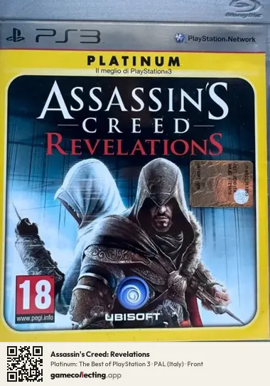 Assassin's Creed: Revelations PlayStation 3, Italy box front